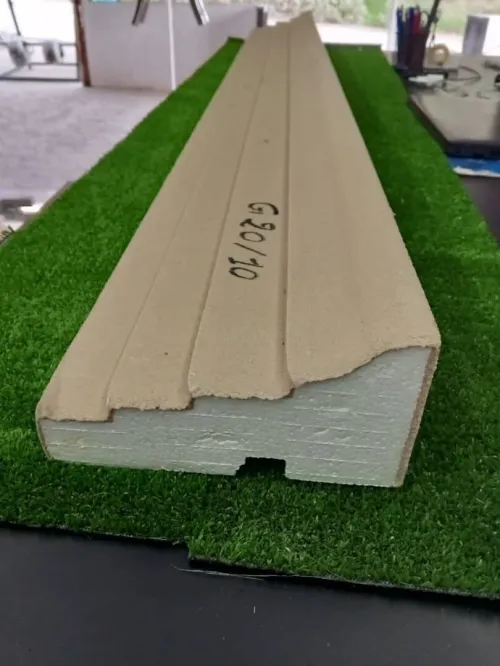 Facade en polystyrene