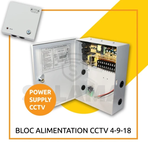 Bloc Alimentation CCTV 4 sortie 