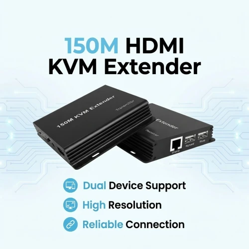 EXTENDER KVM HDMI 150M
