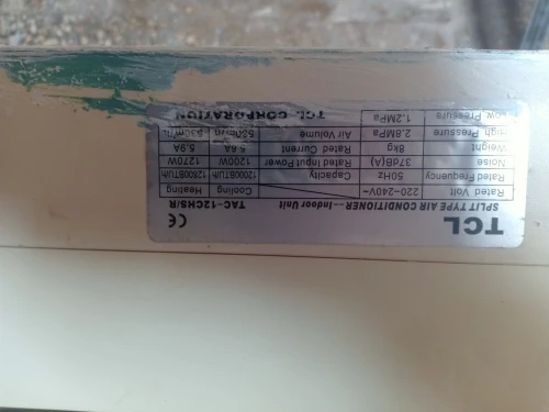 2 climatiseur TCL et carrera 12000btu