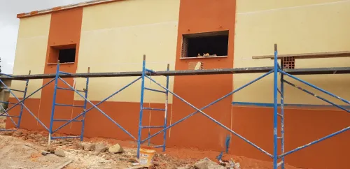 Décoration façade monocouche