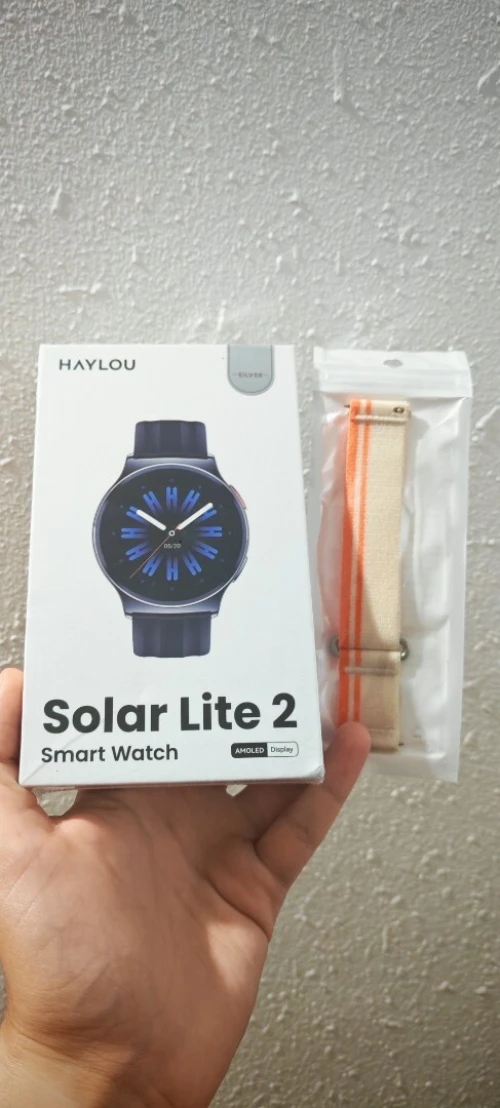 Haylou solar lite 2 avec 2 bracelet