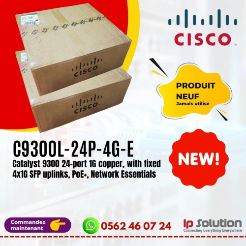 CISCO Switch C9300L-24P-4G-E