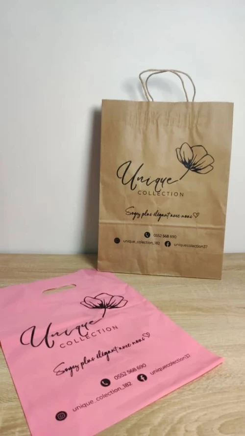 Kraft + PVC Personnalisés