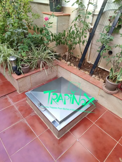 Trappe en inox 