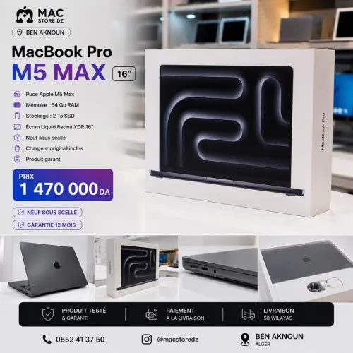 MacBook Pro m5 max 16pouces 64/2T