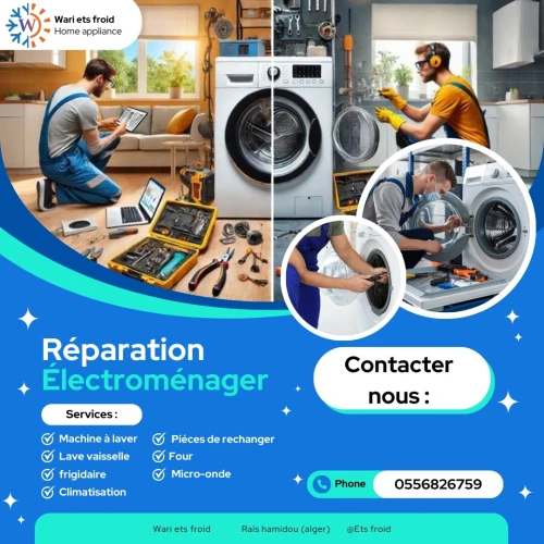 Réparation machine à laver lave vaisselle frigidaire