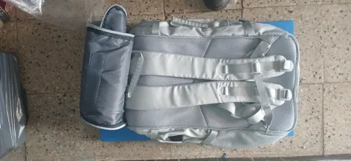 Sac à dos ENOSHI 50L USB  مثالي للسفر باقي غير زوج  Blanc B noir et  Gris