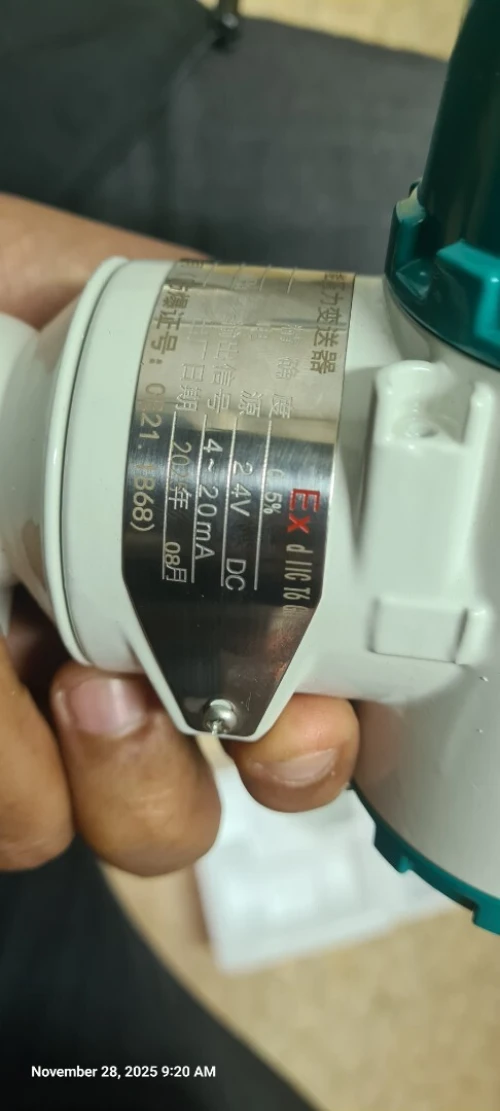 transmetteur de pression 15 k psi