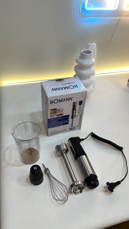 Bomann Bras Mixeur 2En1 - 1500 W - 4 Lames