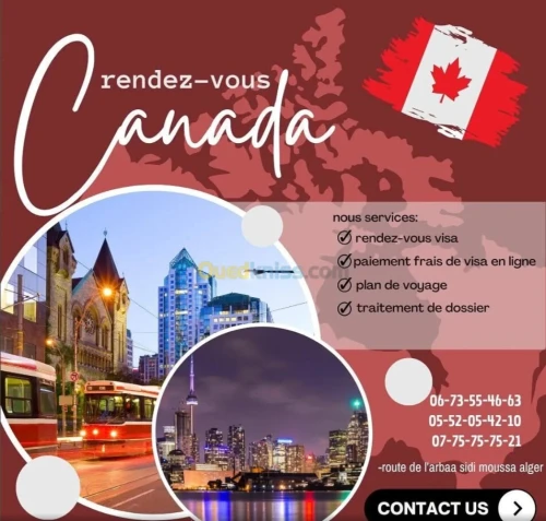 Traitement De Dossier visa CANADA
