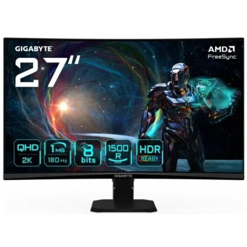 GAMINGG MONITOR GIGABYTE GS27QCA 180 HZ 2K CURVED