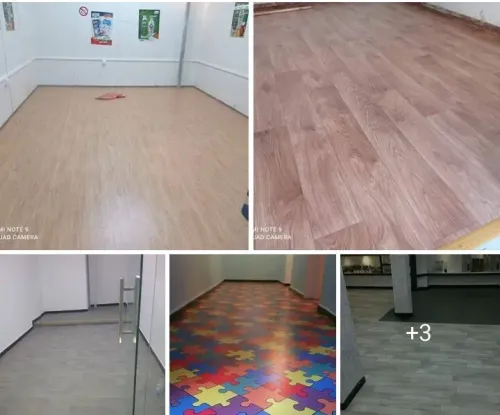 Pose de gerflex PVC autocollant moquette parquet lvt