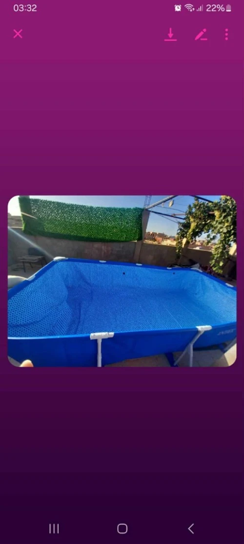 Piscine 4m sur 2m.50 prix 5 million 
