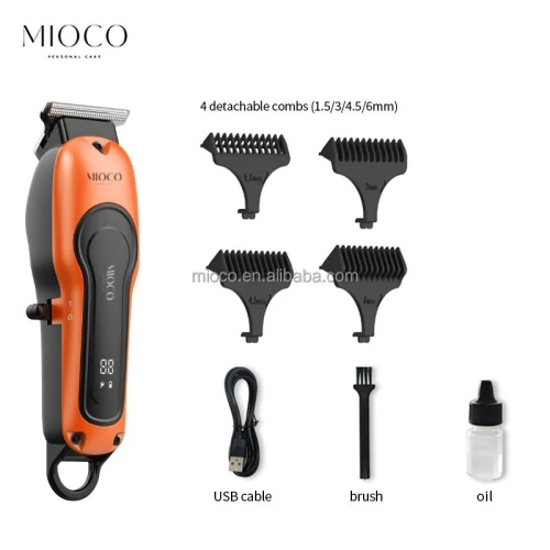 ماكينة حلاقة MIOCO RS9604  دقة وأناقة مع شاشة LCD