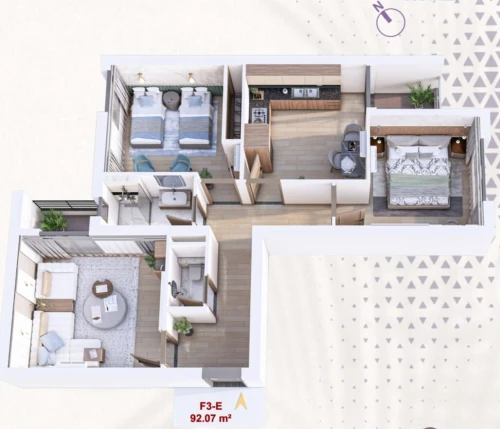 Vente Appartement F3 Oran Oran