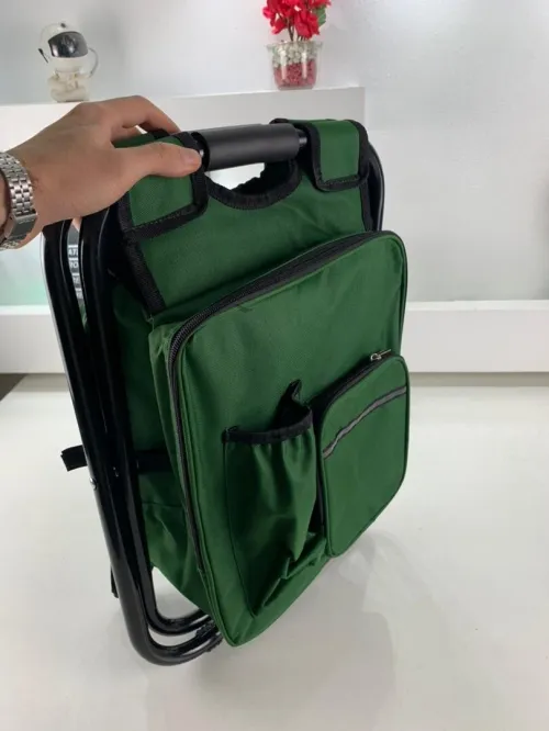 Sac à Dos Isotherme et Chaise Multifonction pour Camping 3en1  كرسي وحقيبة تخييم