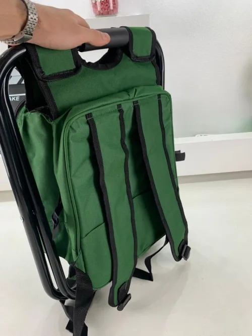 Sac à Dos Isotherme et Chaise Multifonction pour Camping 3en1  كرسي وحقيبة تخييم