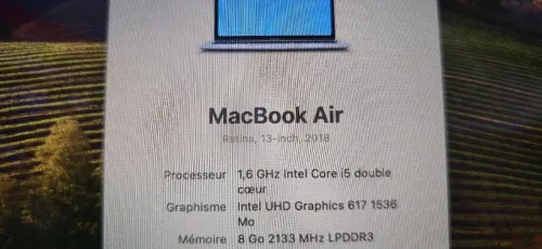 Vente Laptop macbook air 2018 bypass