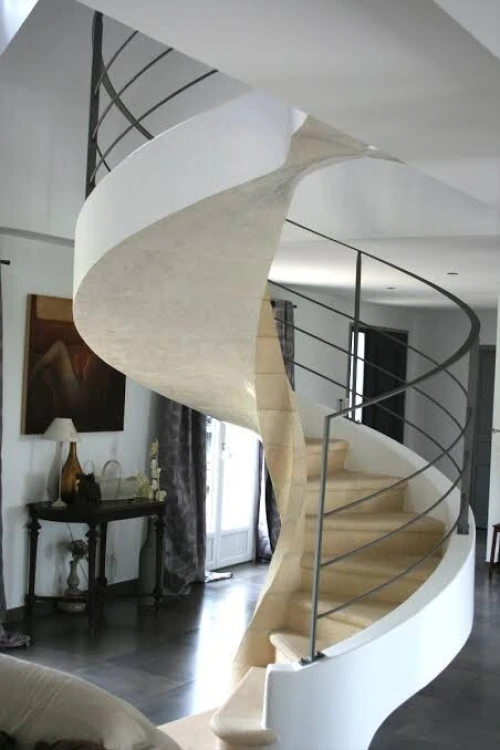 Escalier Rond au Béton armé
