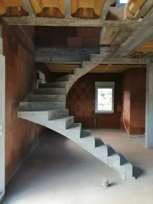 Escalier Rond au Béton armé