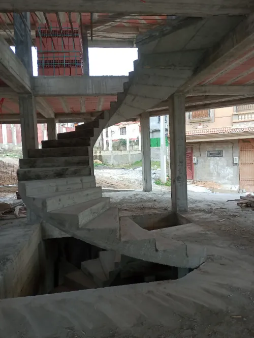 Escalier Rond au Béton armé