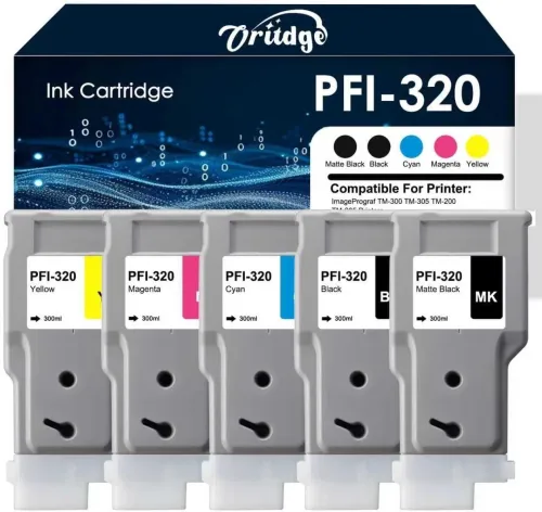 Pack 5 cartouches 300ml Canon Tm-350/Tm-355/Tm-250/Tm-255