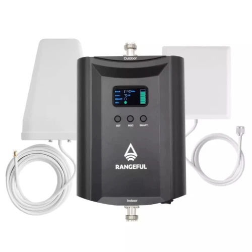 Amplificateur Répéteur GSM RANGEFUL Triband 2G/3G/4G 500m2 Made in france