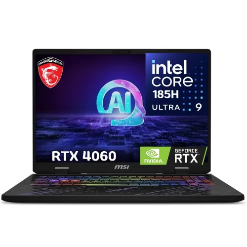MSI PULSE 16 Ai, Intel Ultra 9 185H, 32GB 5600MHz, 1TB SSD, RTX4060 8GB, 16" 2K 240Hz