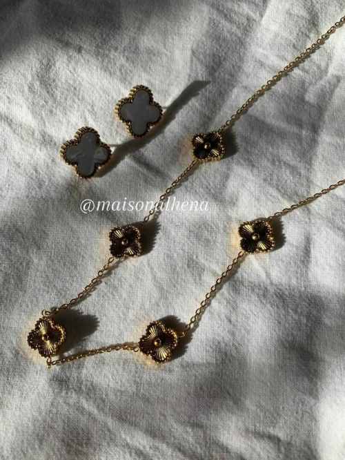 Collier en acier inoxydable doré
