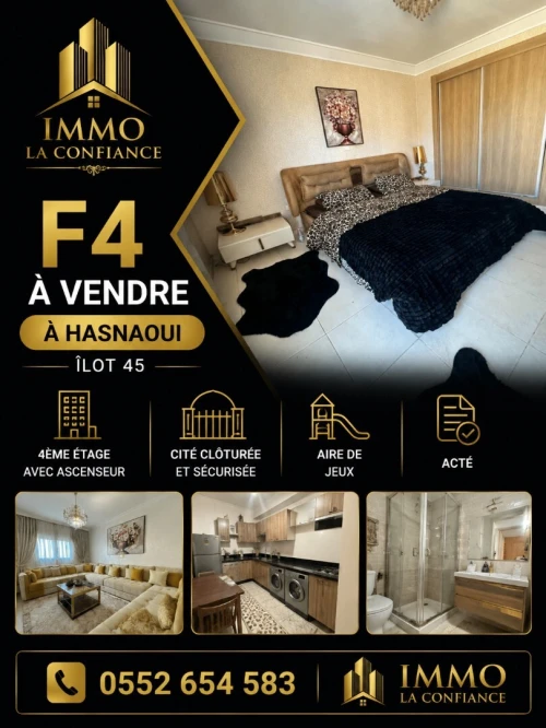 Vente Appartement F4 Oran Bir el djir