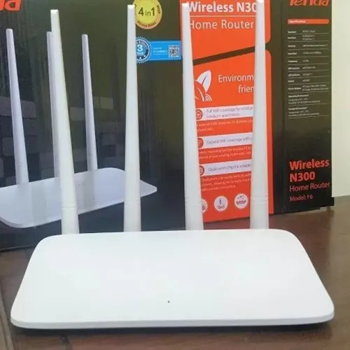 TENDA F6 4 IN 1 N300 ROUTER 4 ANTENNAS 300MBPS