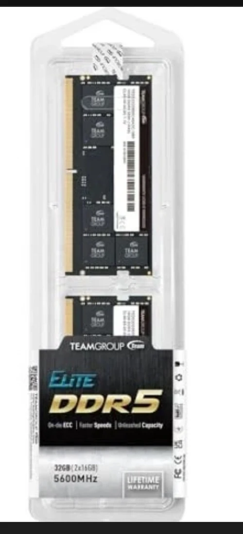 32gb (16x2) 5600mhz ddr5 Teamgroup