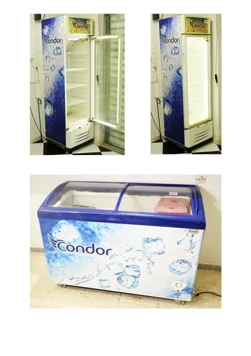 Congélateur glace Condor 350L + Frigo boisson Condor