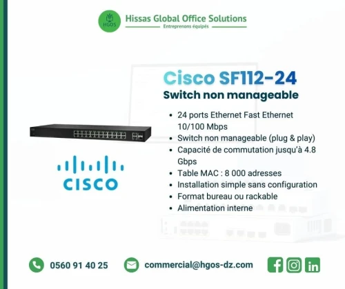 Cisco Switch & Modules - Ports Gigabit/PoE/10G, Gestion Layer 2/3