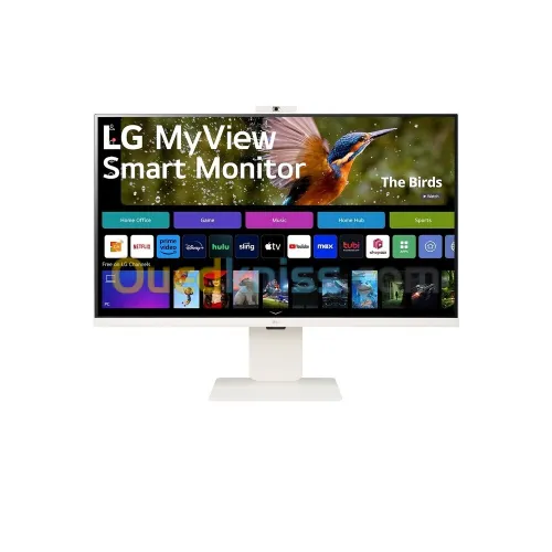 Ecran LG 32SR85U-W 32 Pouces/4K/Dalle IPS/60Hz/5Ms/HDR10/Smart/Wi-Fi/HDMI/USB