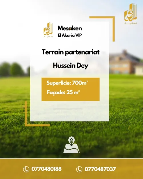 Vente Terrain Alger Hussein dey