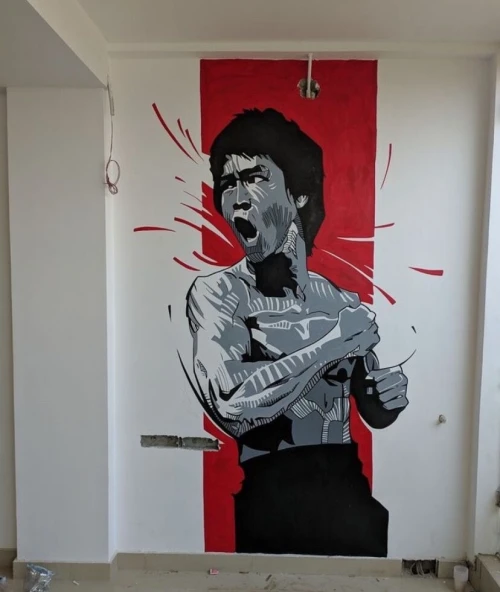 Dessinateur murale