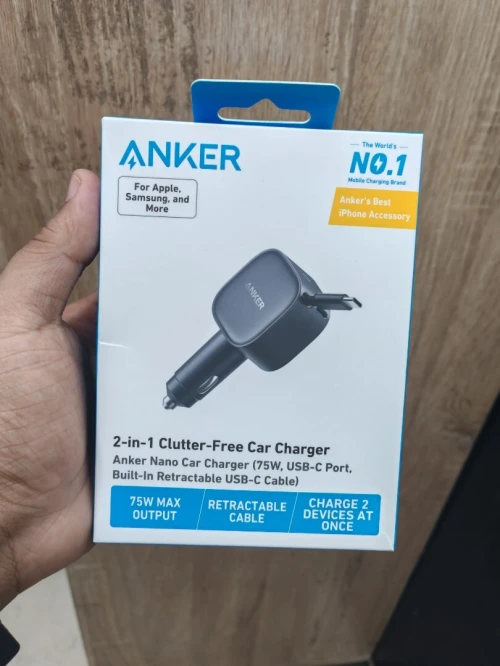 Chargeur Auto Anker 75w
