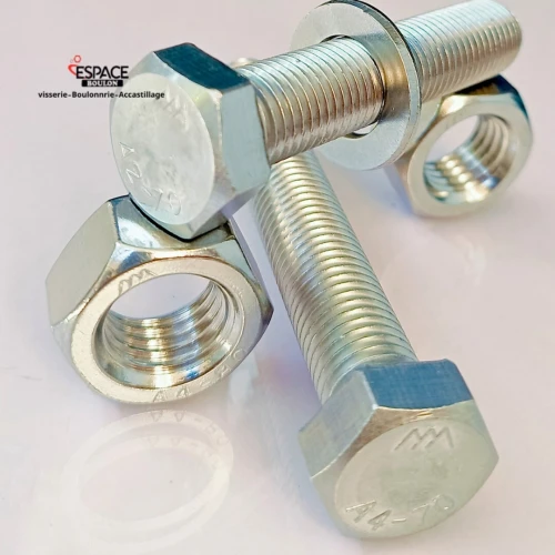 BOULON -ECROUS -RONDELLES - Tige filetée - INOX A2- 304 / A4- 316