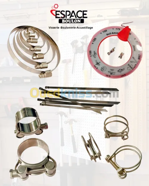 Collier de serrage inox A2 - 304