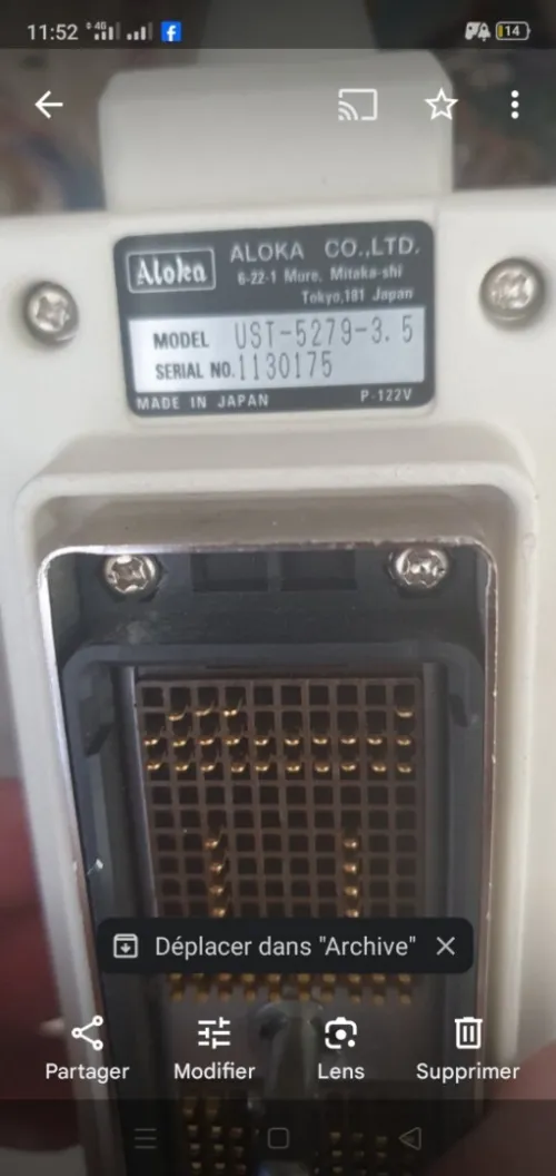 Lot sondes échographie