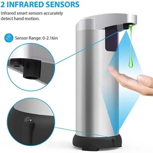 Distributeur automatique de savon liquide  avec capteur infrarouge intelligent 250 ML