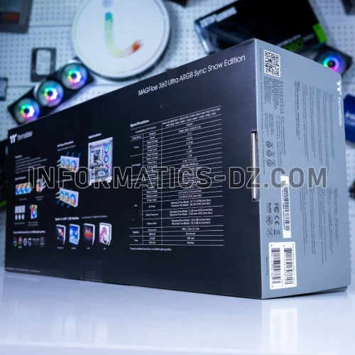 WATERCOOLING MAGFloe 360 Ultra ARGB Sync AIO Liquid Cooler - Snow Edition