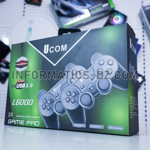 UCOM L6000 Game Pro  2X Wired Game Controllers for PC