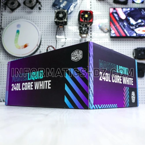 WATER COOLING COOLER MASTER MasterLiquid 240L ARGB BLACK WHITE