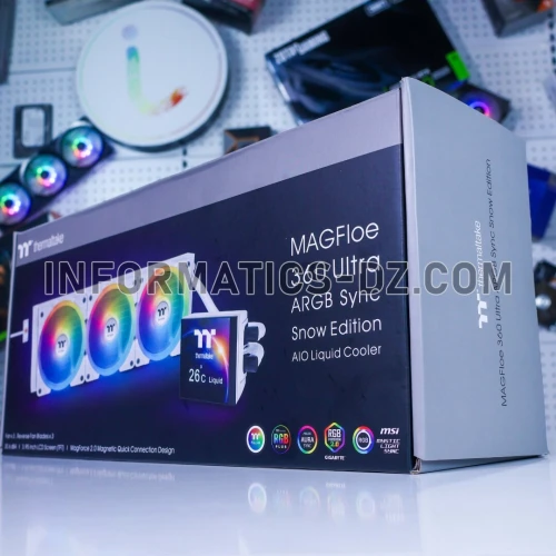 WATERCOOLING MAGFloe 360 Ultra ARGB Sync AIO Liquid Cooler - Snow Edition