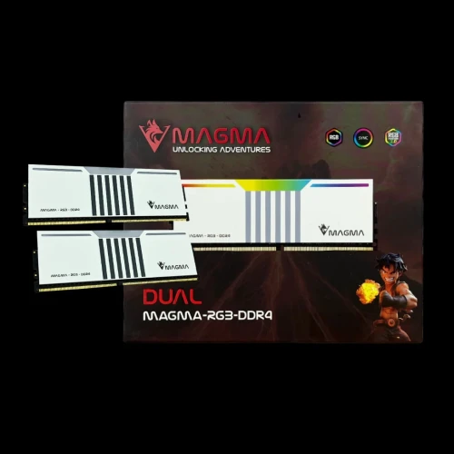 RAM Magma RGB DDR4 16GB (2x8GB) 3200MHz Dual Kit White