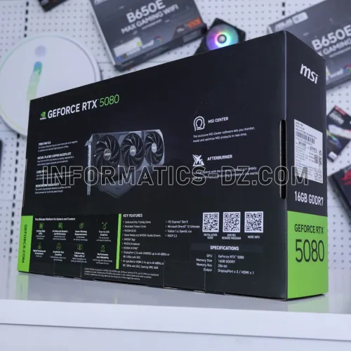 MSI GeForce RTX 5080 16G SHADOW 3X OC Graphics Card