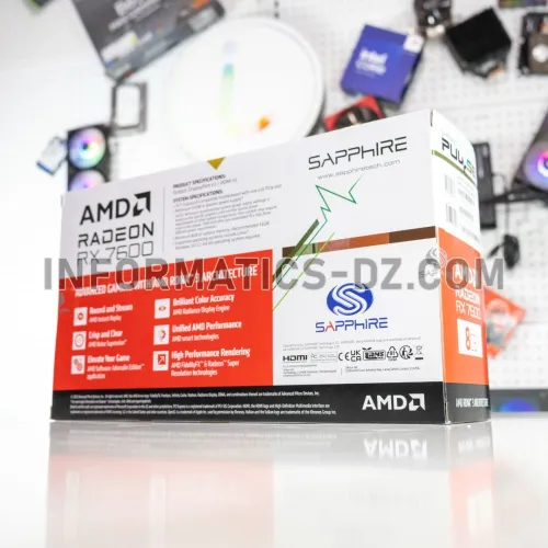 SAPPHIRE PULSE AMD Radeon RX 7600 8GB - High-Performance Full HD Gaming
